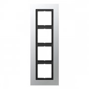 Рамка 4-ая Jung LS-Plus Алюминий