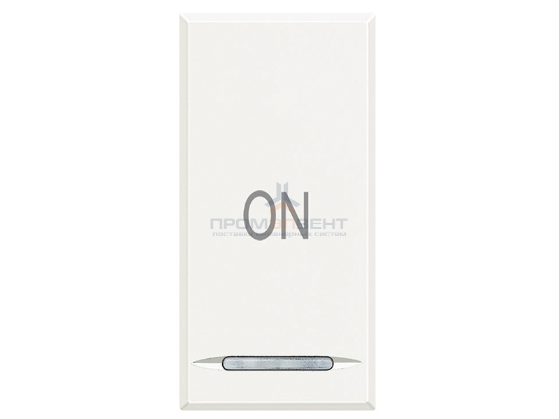 Axolute Клавиши с символами для системы автоматизации для 1 функции - 1 модуль, ON, цвет белый