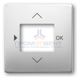 Накладка таймера 6455, 6456 ABB Pure Сталь (6435-866)