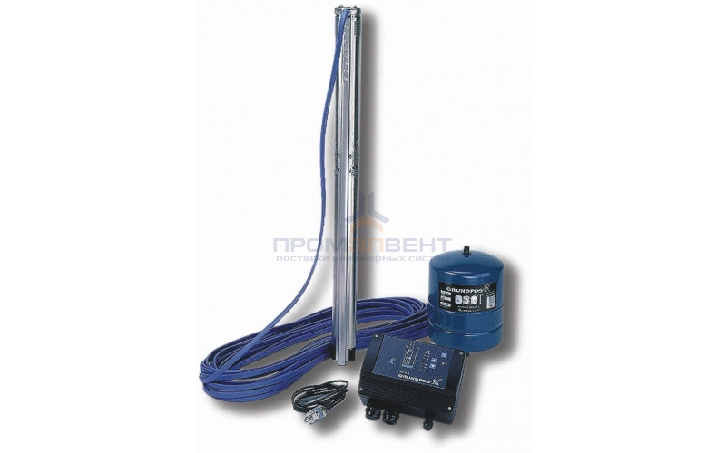 Комплект для поддержания постоянного давления с насосом Grundfos SQE 2-70