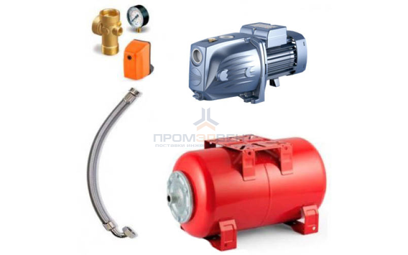 Насосная станция Pedrollo HYDROFRESH JSWm 1C-50 CL - 0,37кВт (Qmax 60 л/мин, 1x230В, с/х)