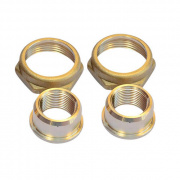 Трубное присоединение для насосов Grundfos - G1"1/2 × 28 мм (латунь под пайку, комплект 2 шт)