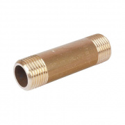 Удлинитель резьбовой STOUT - 2" длина 190 мм (НР/НР, латунь без покрытия)