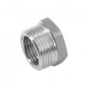 Футорка STOUT - 3/4" x 1/4" (никелированная)