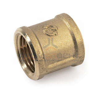 Муфта латунная резьбовая STOUT - 2"