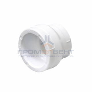 Муфта редукционная Fusitek - 63 x 50 (для полипропиленовых труб под пайку, цвет белый)