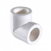 Отвод 90° VALTEC VTp.751 - 63 (для полипропиленовых труб под пайку, цвет белый)