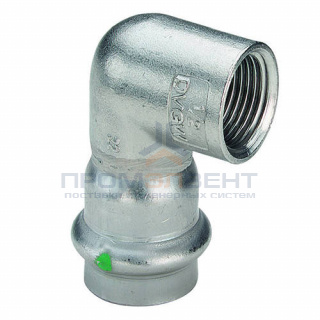 Отвод 90° Viega Sanpress Inox 2314.2 - 54 x 2" (нержавеющая сталь)