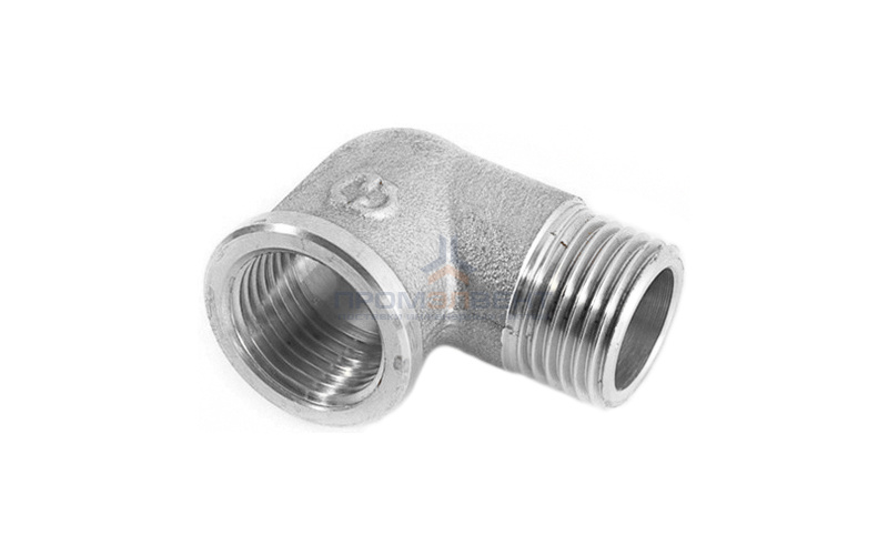 Отвод 90° латунный резьбовой равнопроходный STOUT (НР/ВР) - 3/8