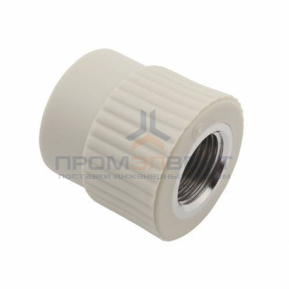 Переход на внутреннюю резьбу FV-Plast - 20 x 1/2" (для полипропиленовых труб, цвет серый)