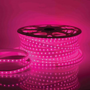 10-64 Светодиодная лента 220В, СТ, 10Вт/м, smd5050, 60д/м, IP65, размер 15х8мм, 50м, RGB