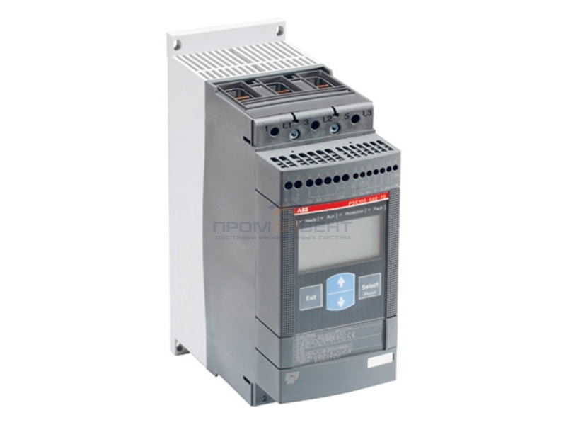 Софтстартер ABB PSE18-600-70 7,5кВт 600В 18А с функцией защиты двигателя