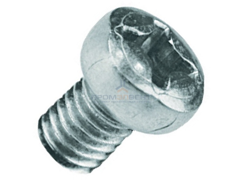 Винт с полуцилиндрической головкой М6х10 оцинкованный DKC