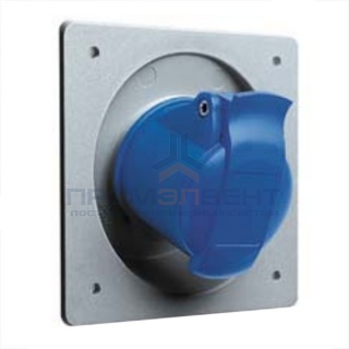 Розетка встраиваемая угловая ABB 216 RAU6 IP44 16A 2P+E