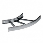 Угол горизонтальный 45? 100x500 R300, нержавеющий