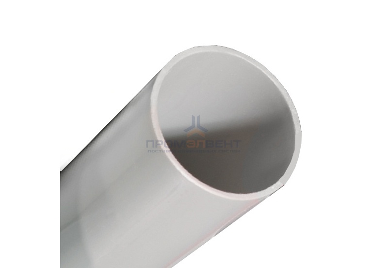 Труба ПВХ жёсткая гладкая д.20мм, лёгкая, цвет серый (розница) [3м/шт, уп.30м]