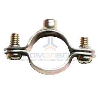 Хомут стальной с внутренней резьбой М6, д.10мм