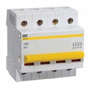 Рубильник модульный ВН-32 4Р  63А выключатель нагрузки ИЭК