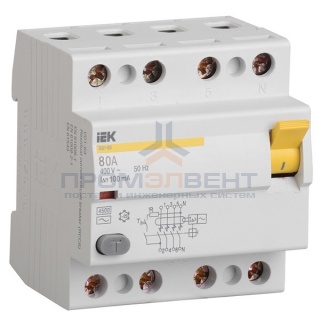 УЗО ВД1-63 4P 80A 100mA ИЭК