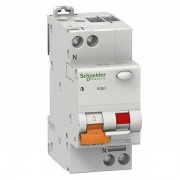 Дифференциальный автомат Schneider Electric АД63 1п+н 16А 30мА 4,5кА С