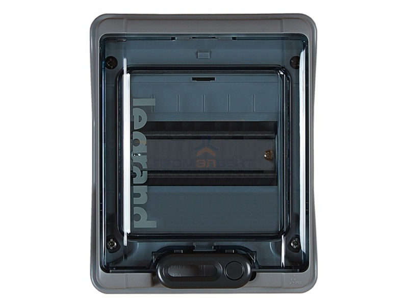 Бокс Legrand Plexo IP65 накладной на 6 модулей с шинами N+PE с прозрачной дверью