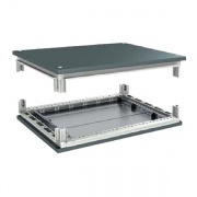 Комплект, крыша с фланцем и основание, для шкафов, 800 x 800 мм