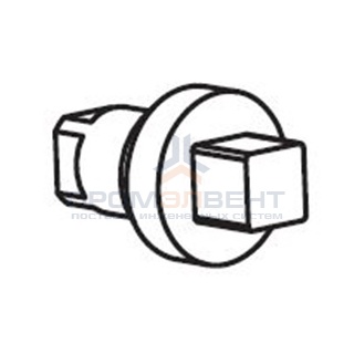 Металлический ключ квадратного профиля 7мм