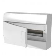 Бокс настенный ABB Mistral41 18М непрозрачная дверь с клеммным блоком