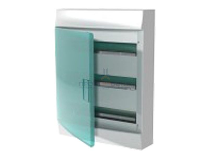 Бокс настенный ABB Mistral41 54М зеленая дверь без клеммного блока