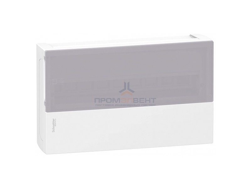 Бокс навесной Schneider Electric Mini Pragma 18 модулей с дымчатой дверью с клемниками N+PE