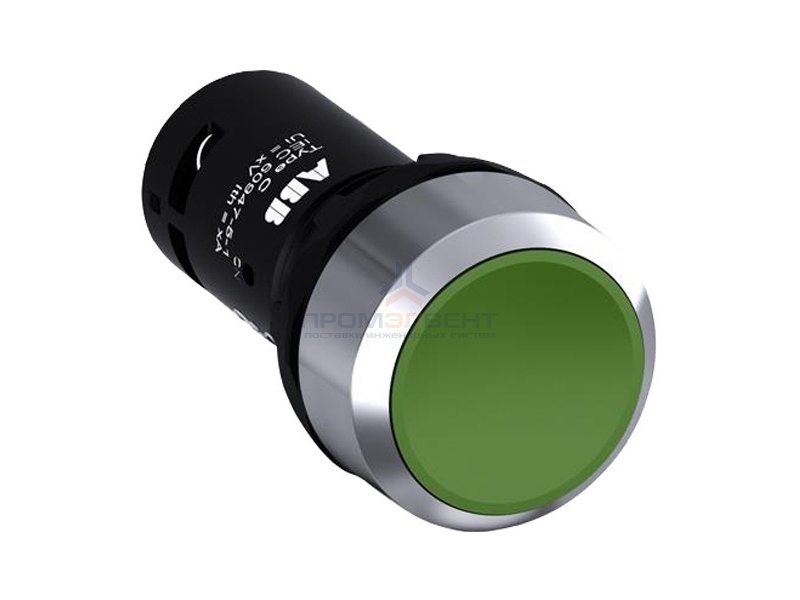 Кнопка ABB CP1-30G-01 зеленая без фиксации 1HЗ