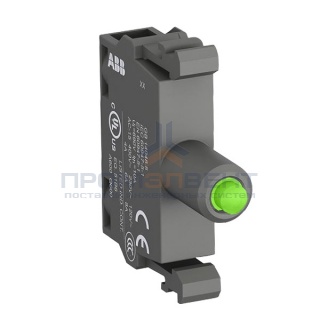Патрон ABB MLBL-01G со встроенным светодиодом зеленый 24В AC/DC