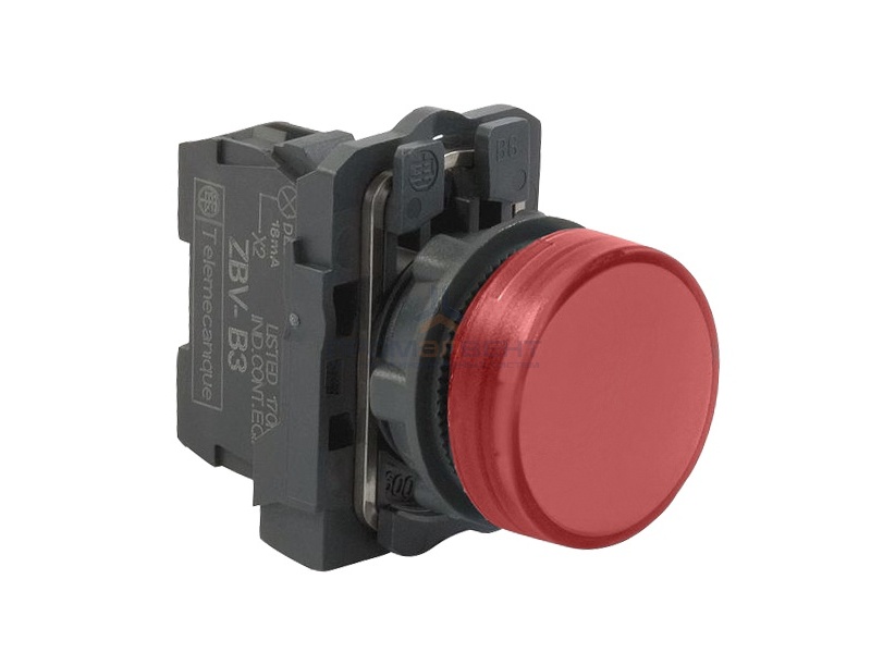 Сигнальная лампа Schneider Electric XB5AVB4 22мм 24В красная